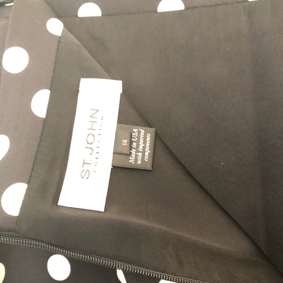 St. John Polka Dot Skirt - Picture 3 of 7